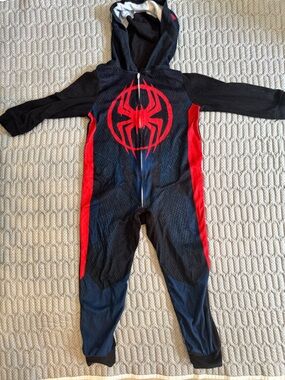 Marvel Black & Blue Spider-Man Hooded Jacket